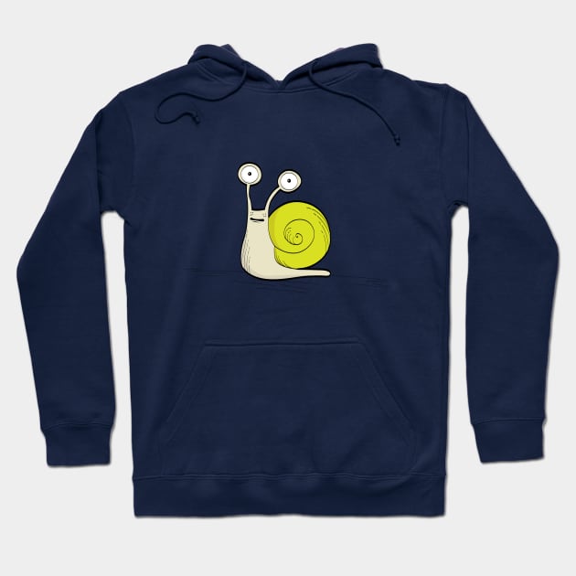 Albert the snail Hoodie by Namarqueza